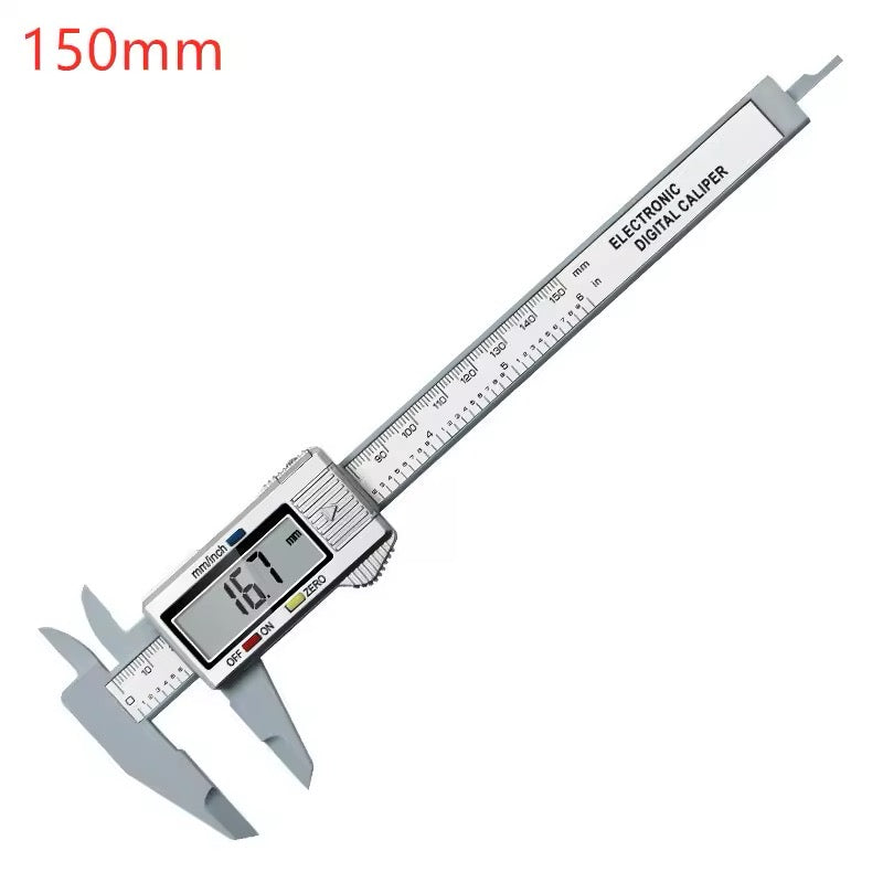 150mm/100mm Digital Vernier Caliper - Carbon Fiber Micrometer Gauge